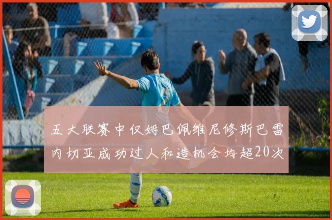 五大联赛中仅姆巴佩维尼修斯巴雷内切亚成功过人和造机会均超20次的传奇表现